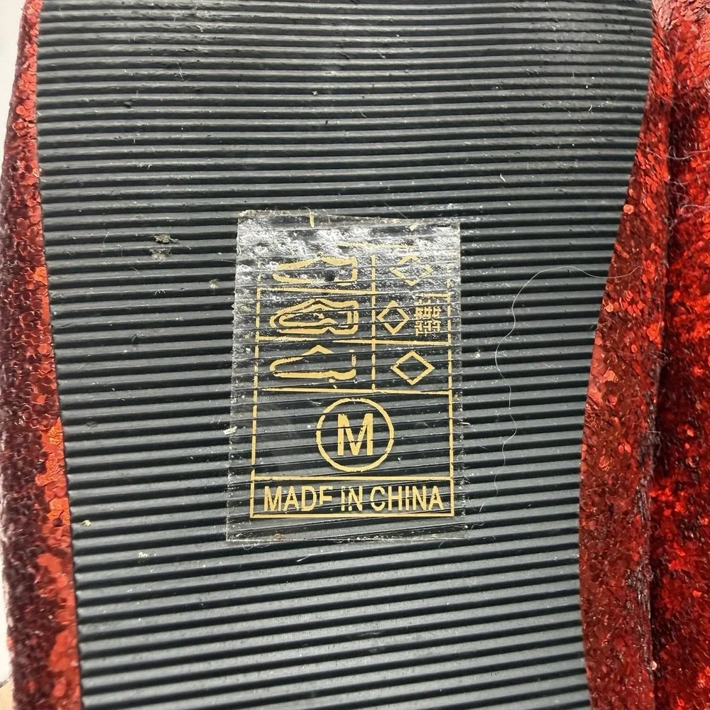 Adult Dorothy Cosplay Ruby Slippers (M) Wizard Of Oz Medium Us Size 6.5/7 Shoe - Picture 11 of 11